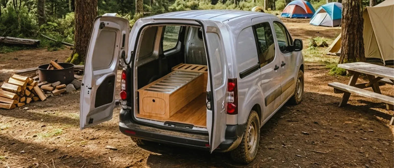 Furgón camperizado en Chile, sin perforar ni modificar tu vehículo